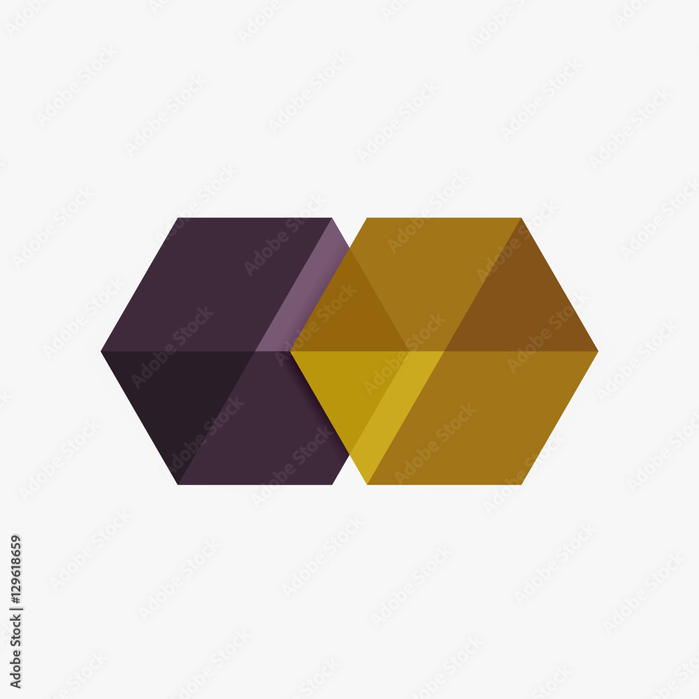 Blank geometric abstract business templates, hexagon layouts Blank geometric abstract business templates, hexagon layouts