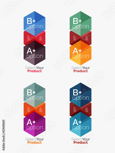 Free Download Set of infographic templates with text and options - GFXLoad