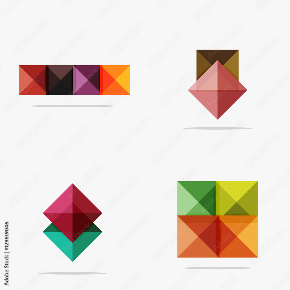 Vector blank abstract squares background Vector blank abstract squares background