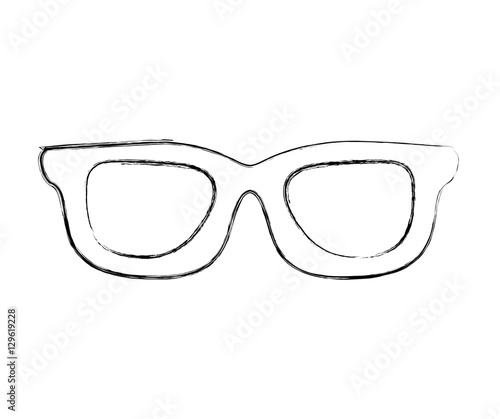 glasses accessory isolated icon vector illustration design