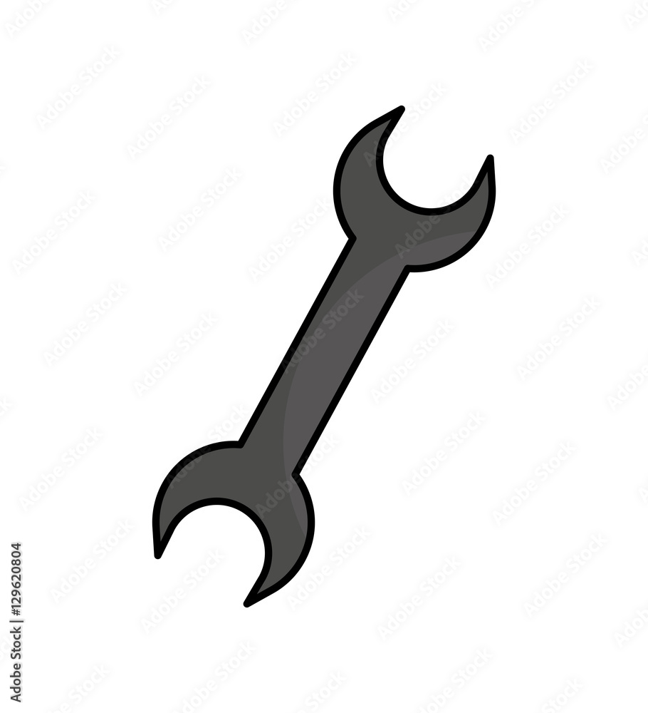 wrench tool isolated icon vector illustration design wrench tool isolated icon vector illustration design