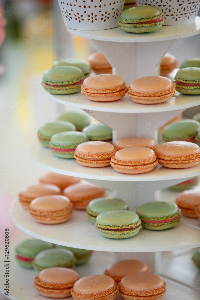 Obraz premium wedding candy bar outdoors