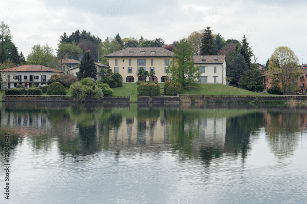 Lake Maggiore Italy reflections