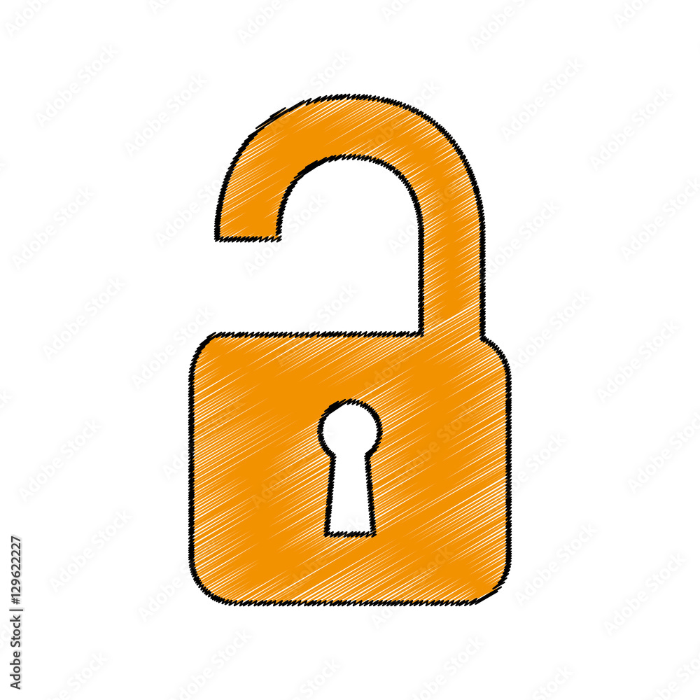 padlock secure isolated icon vector illustration design padlock secure isolated icon vector illustration design