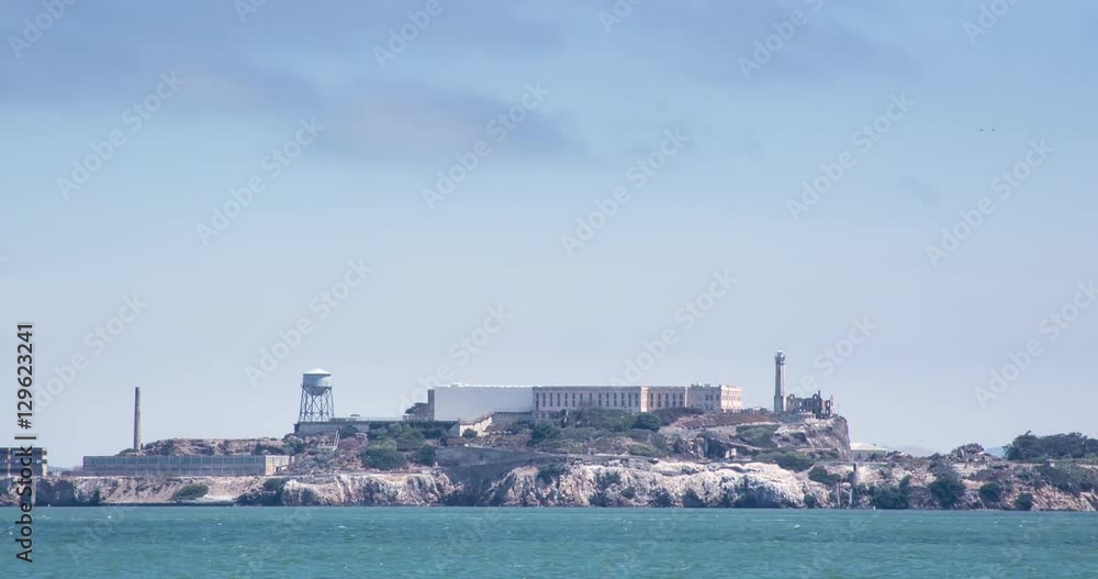 Alcatraz Island. San Francisco's famous tourist destination. Alcatraz Island. San Francisco's famous tourist destination.