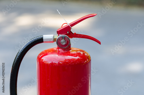 Wallpaper Mural Red tank of fire extinguisher Torontodigital.ca