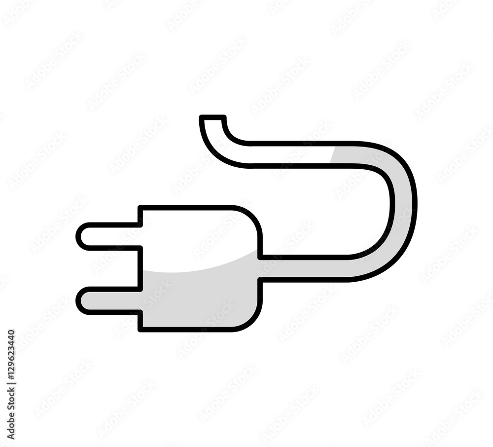 plug connector energy isolated icon vector illustration design plug connector energy isolated icon vector illustration design