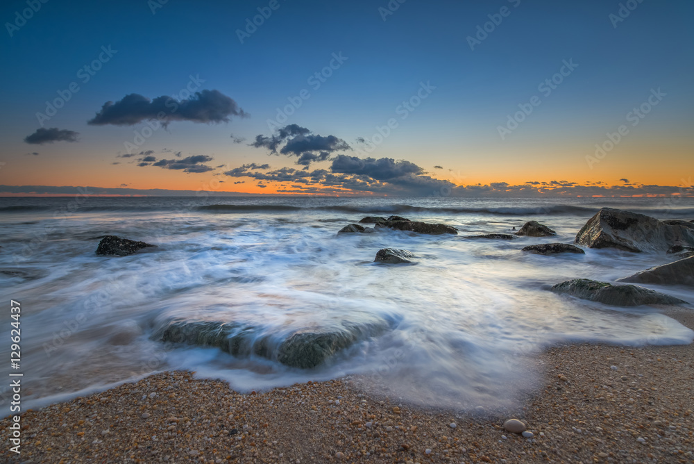 Sandy Hook sunrise long exposure in New Jersey Sandy Hook sunrise long exposure in New Jersey