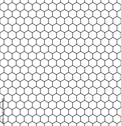 Seamless honeycomb pattern. Vector background.