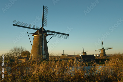 The windmills of Kinderdijk world heritage site