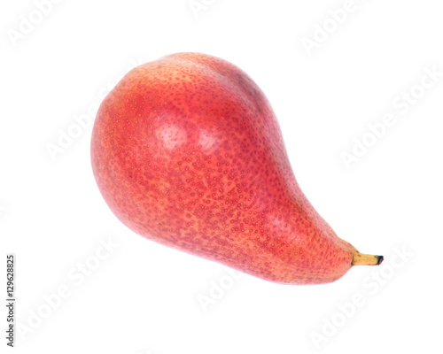 Foto Organic bartlett pear isolated on white background