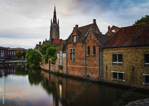 Buildings on Bruges Canal