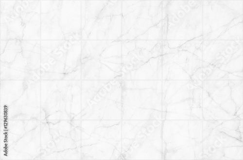 Fototapeta Naklejka Na Ścianę i Meble -  White (gray) marble patterned (natural patterns) texture background.
