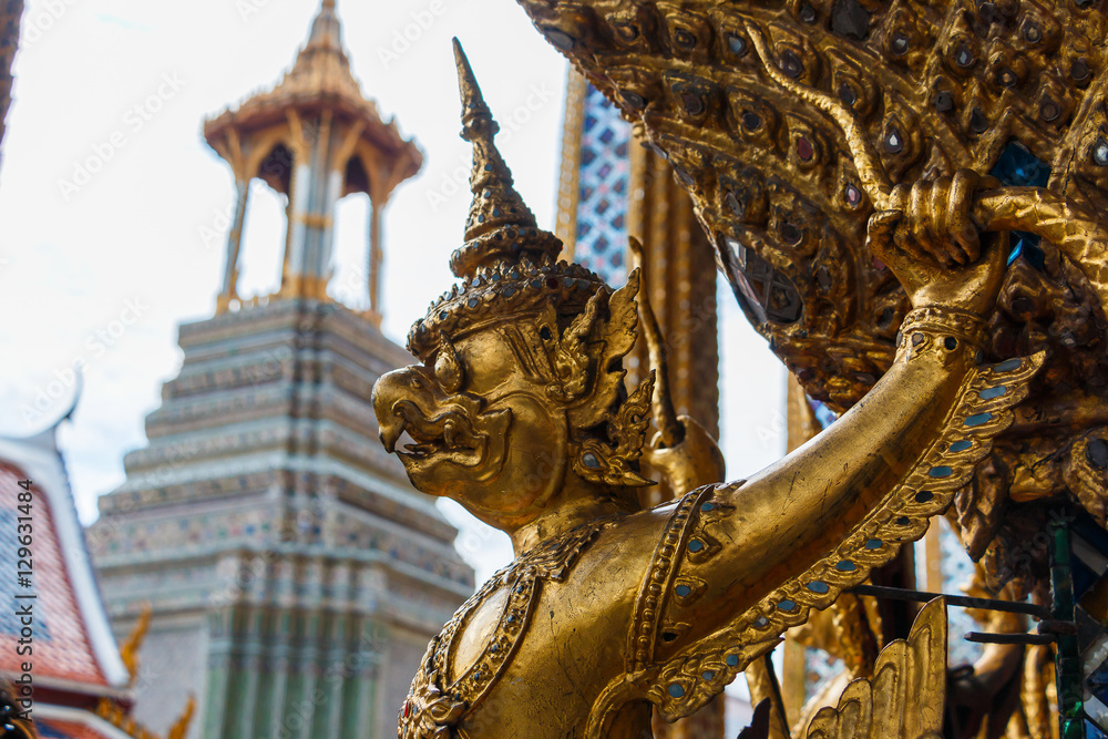 Fototapeta premium Garuda-Garuda of Wat Phra Kaew The Temple of Emerald Buddha in Bangkok, Thailand