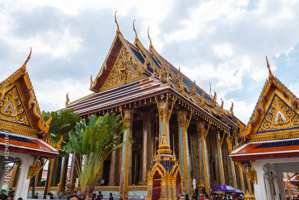 Thailand - Wat Phra Kaew - The Temple of Emerald Buddha in Bangkok. Thailand - Wat Phra Kaew - The Temple of Emerald Buddha in Bangkok.