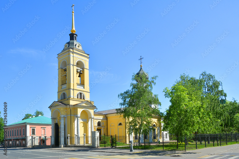 Moscow. Church of the Assumption in the Cossack Sloboda Moscow. Church of the Assumption in the Cossack Sloboda
