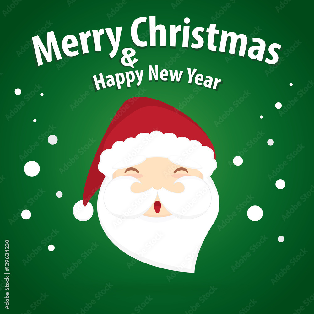 santa claus and snow theme, merry christmas and happy new year o santa claus and snow theme, merry christmas and happy new year o