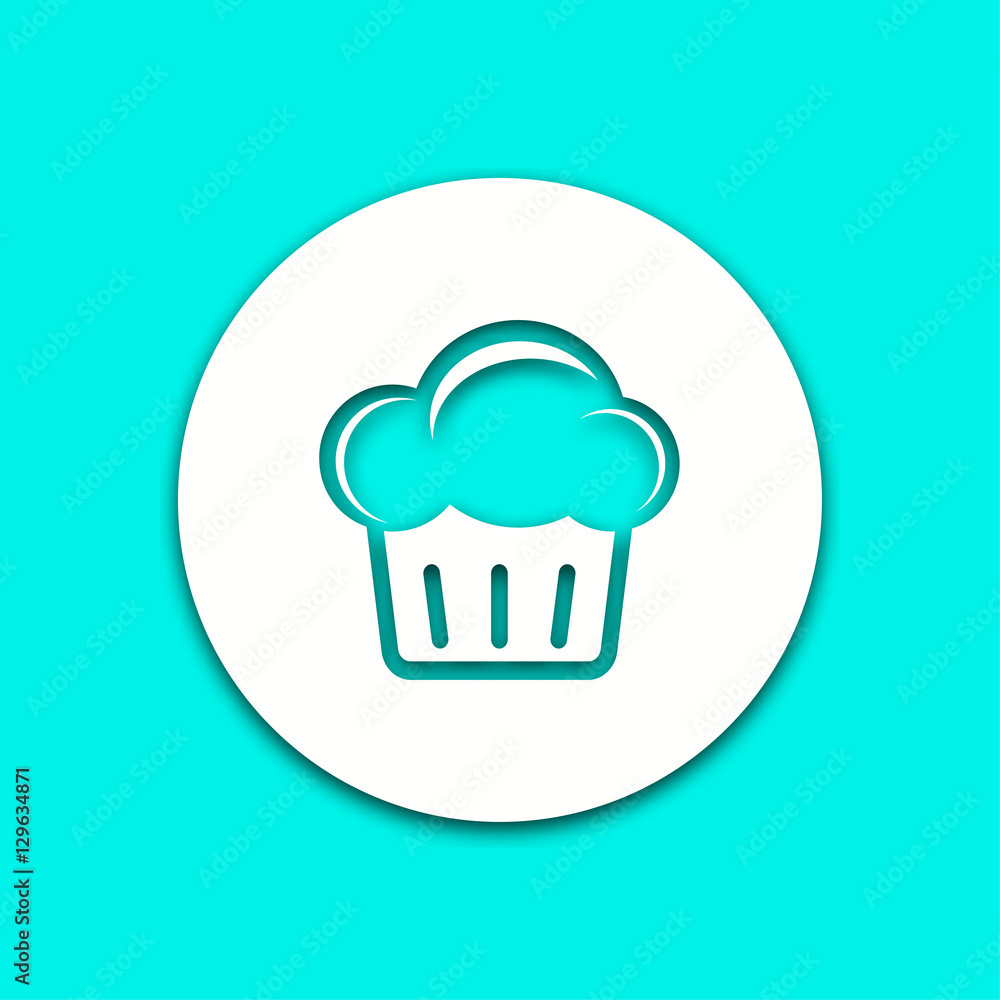 Cake - vector icon. Cake - vector icon.