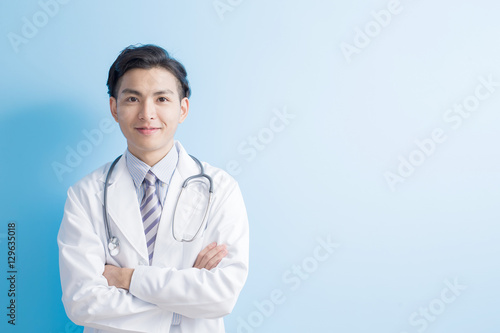 Male doctor smile to you