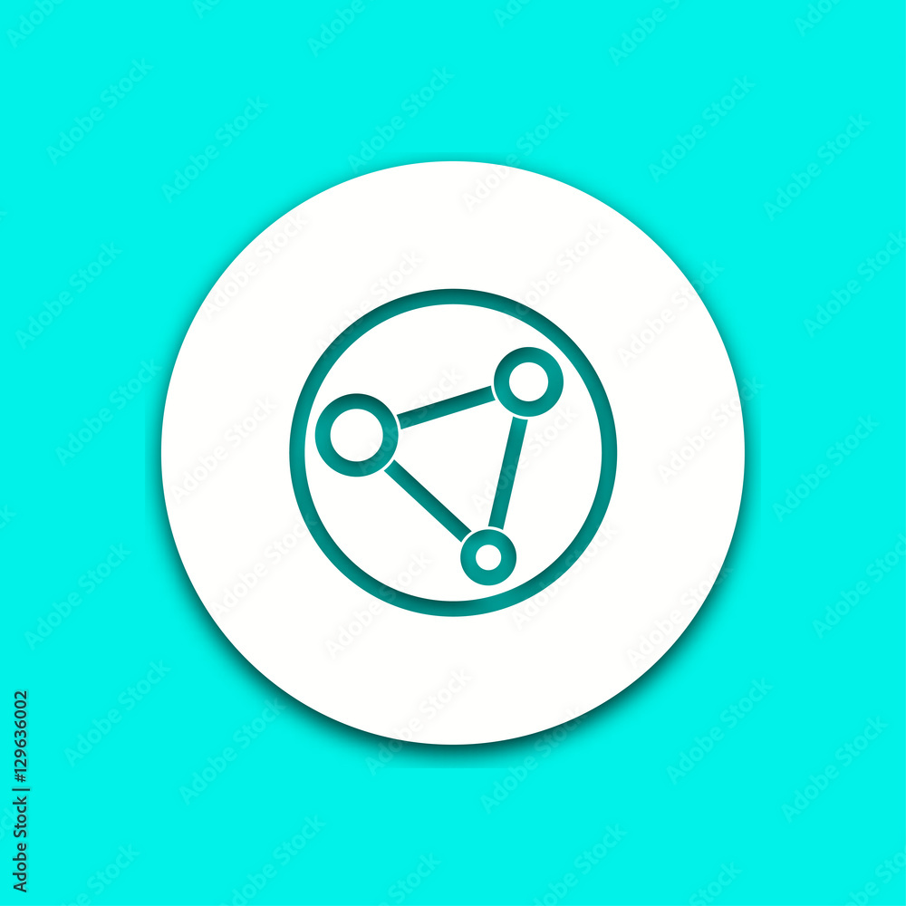 Network - vector icon. Network - vector icon.