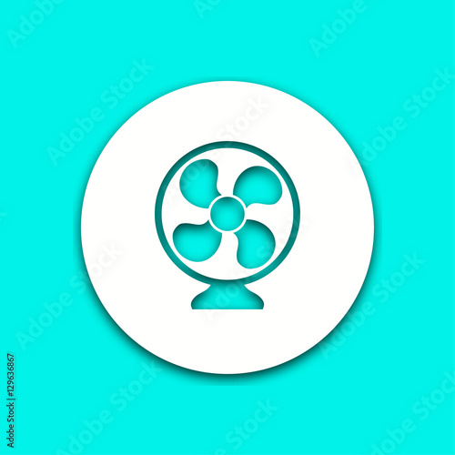 Fan - vector icon.