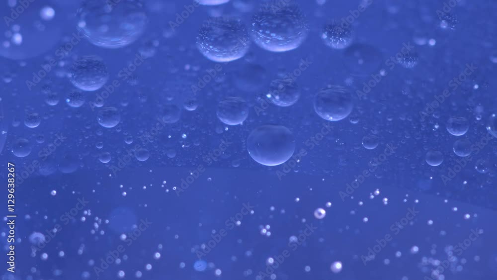 Abstract background video of water bubbles slow swirl Abstract background video of water bubbles slow swirl