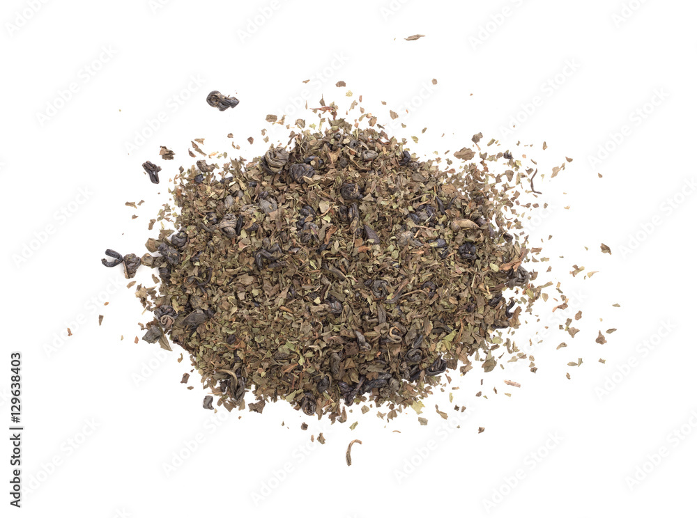 Dry tea leaves Dry tea leaves