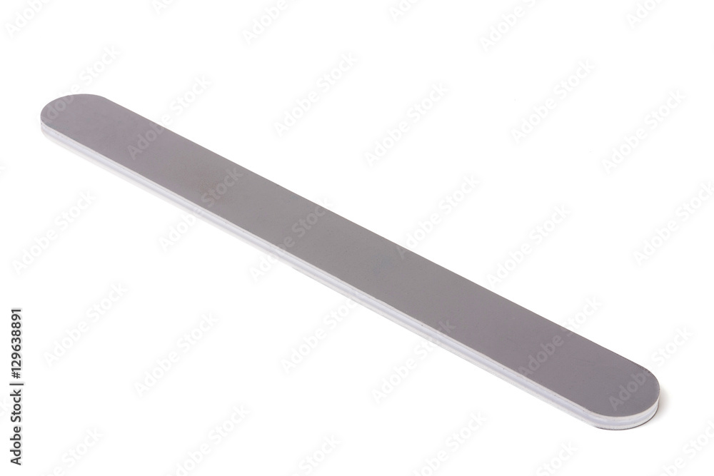 nail file isolated on a white background nail file isolated on a white background