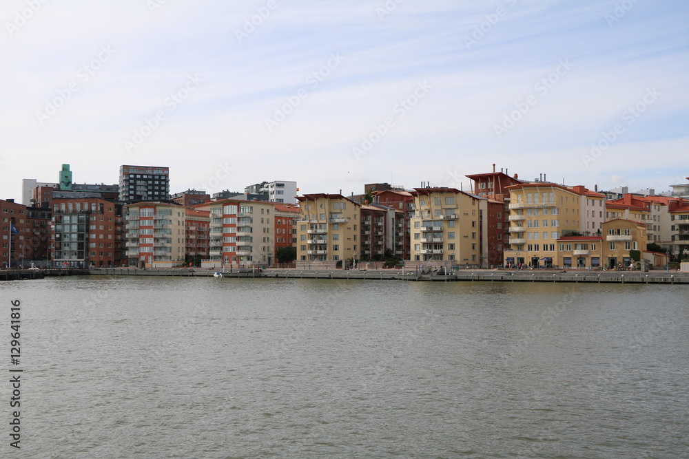 View from Göta Canal to Gothenburg, Sweden Scandinavia