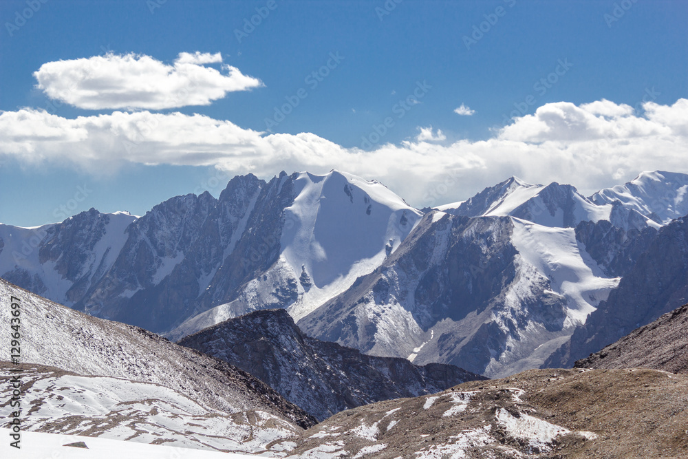 Panorama ridge of Tien Shan, Asia, Kyrgyzstan