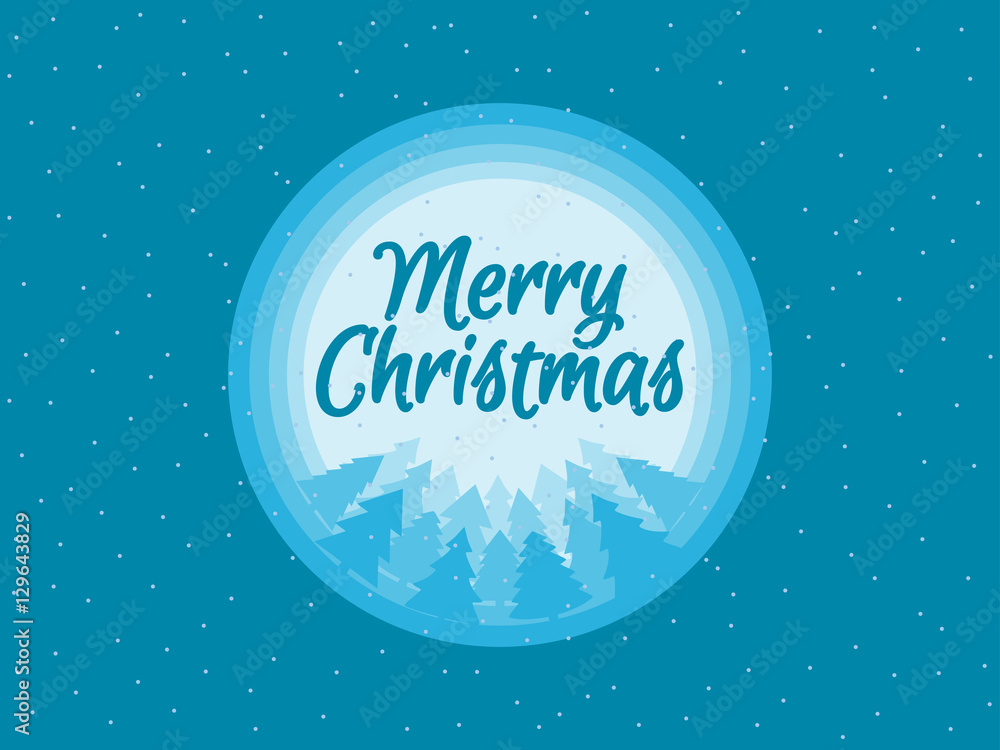 Merry Christmas. Beautiful festive background. Christmas vector illustration.