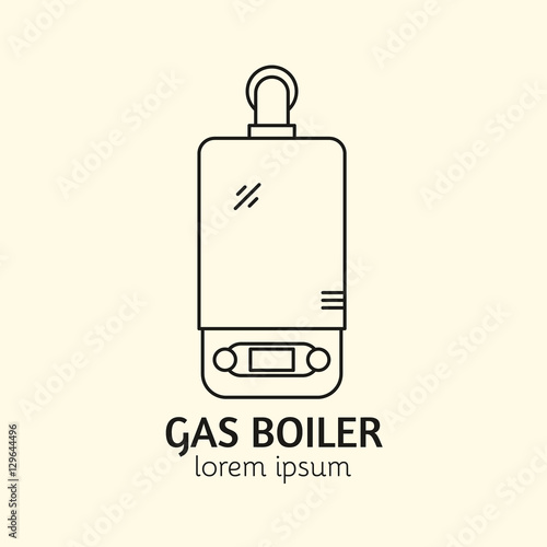 House Heating Logo Template