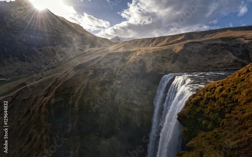 Waterfall in Iceland