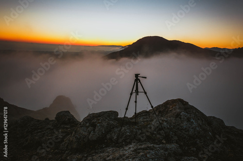 The mountains in the fog 2