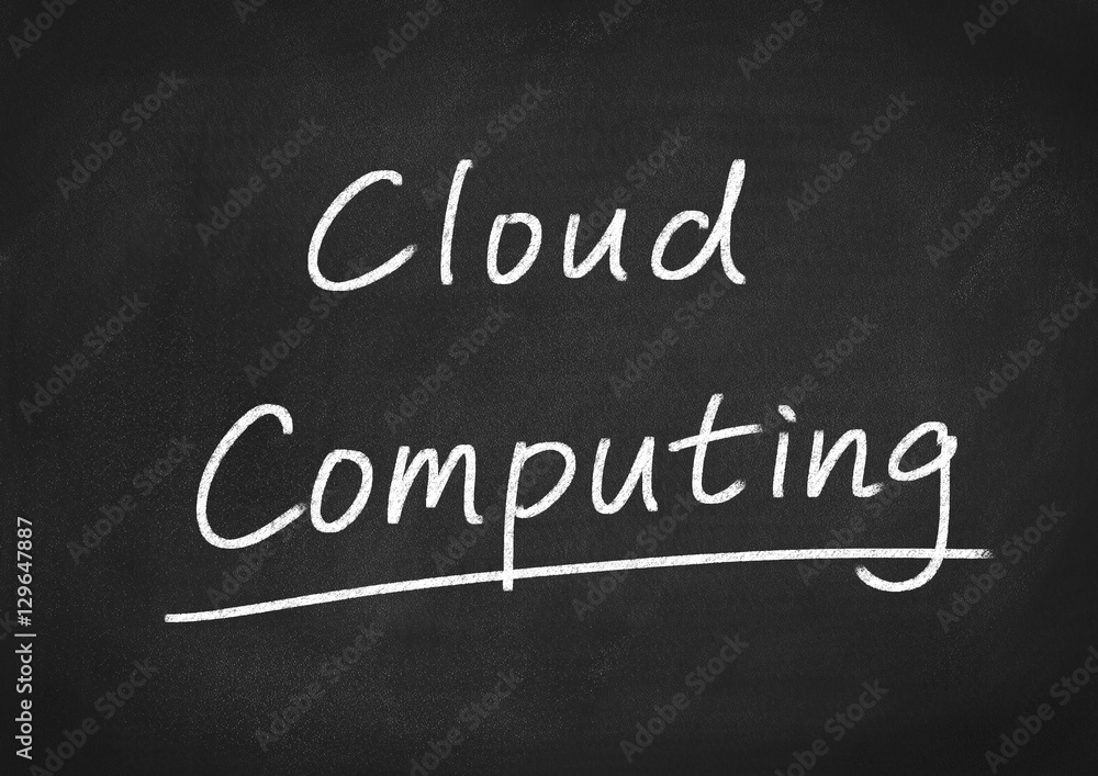 Obraz premium cloud computing
