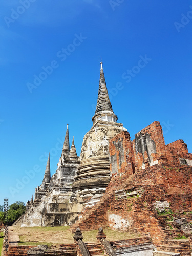 part of Wat Phra Sri Sanphet  in the Ayutthaya Historical Park.