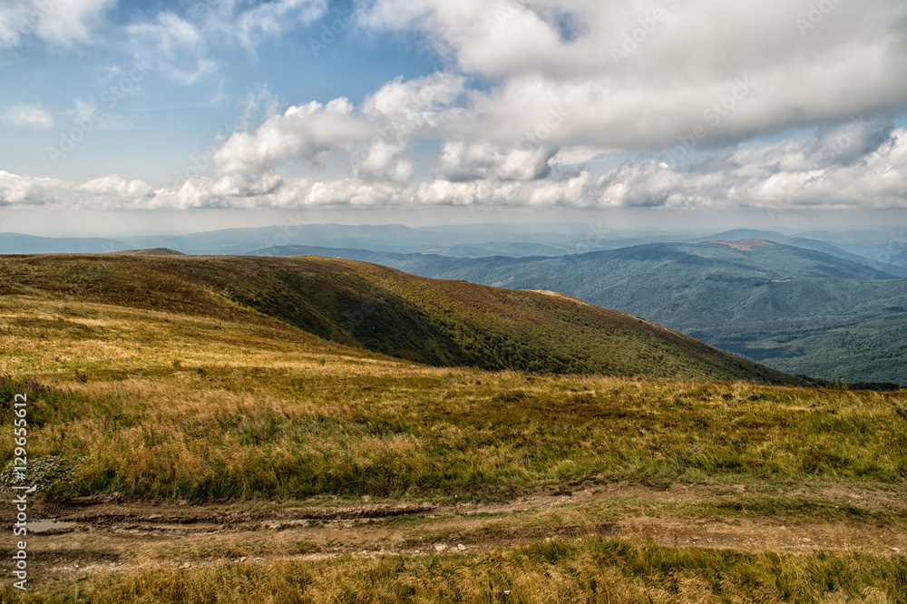 Beautiful mountain slopes Beautiful mountain slopes