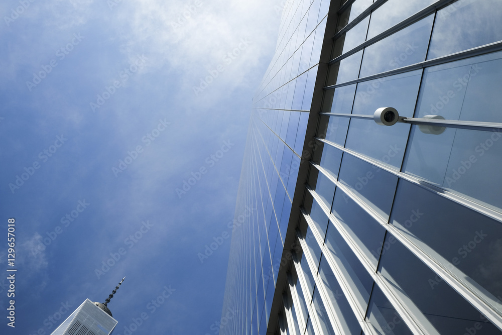 Fototapeta premium Skyscraper from bottom