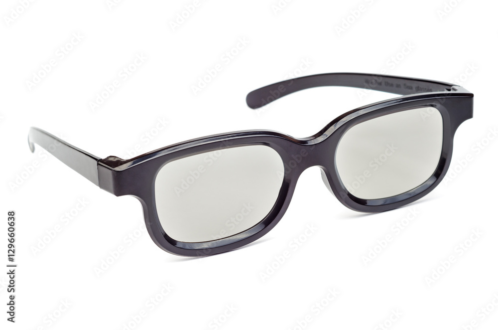 3d glasses for cinema isolated on white 3d glasses for cinema isolated on white