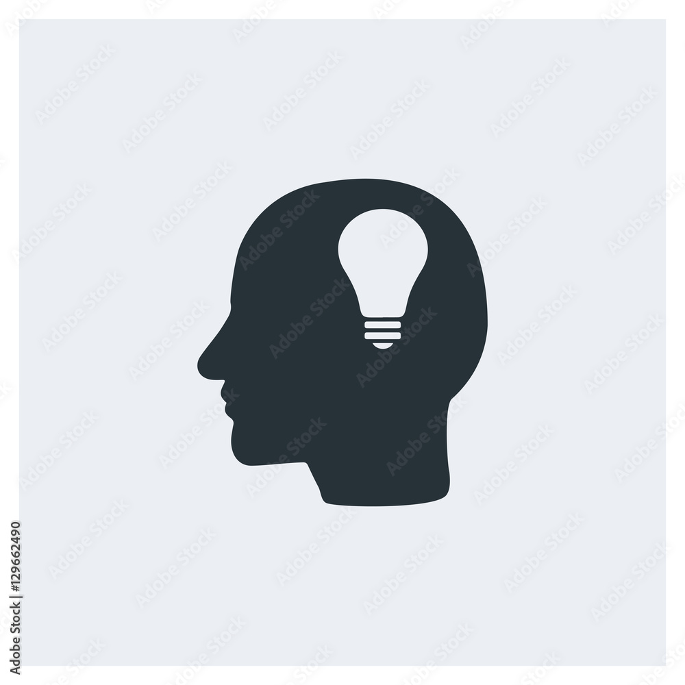 Head idea icon Head idea icon