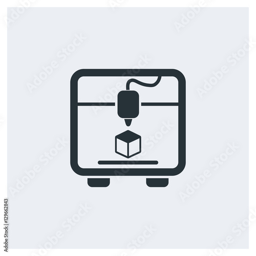 3D printer icon