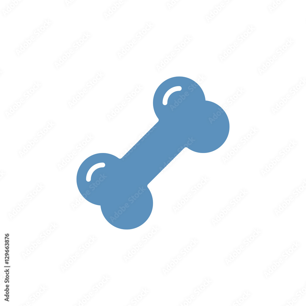 Dog Bone icon vector, filled flat sign, solid colorful pictogram isolated on white. Symbol, logo illustration Dog Bone icon vector, filled flat sign, solid colorful pictogram isolated on white. Symbol, logo illustration