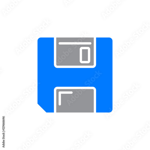 Save symbol. floppy disk icon vector, filled flat sign, solid colorful pictogram isolated on white. Logo illustration