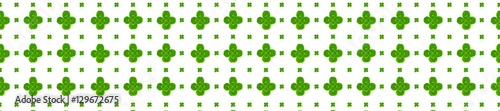panorama leaves clover trefoil shamrock  pattern