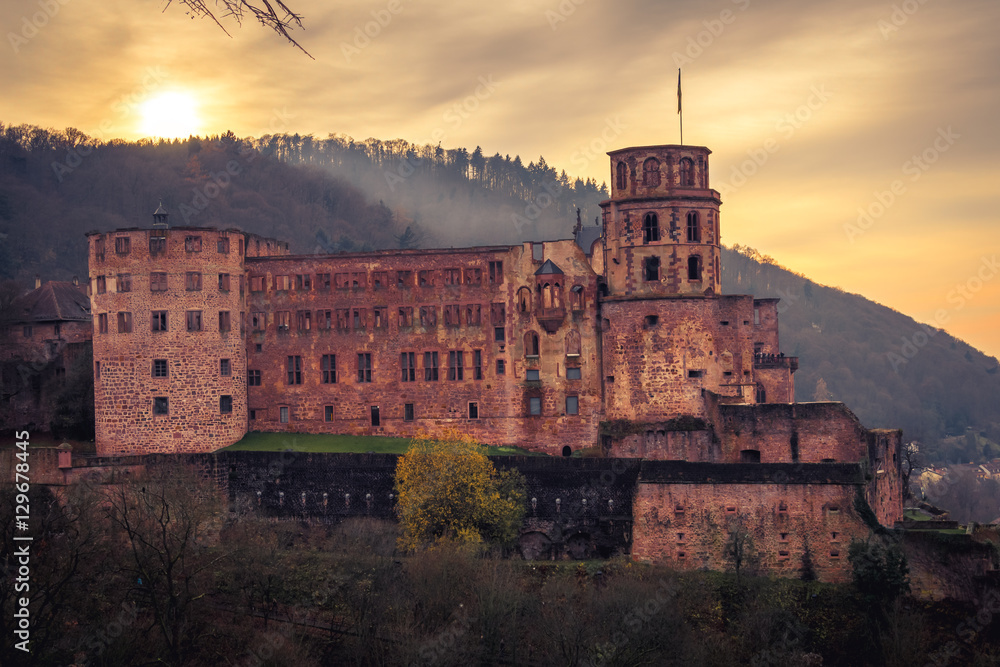 Heidelberg Sonnenuntergang