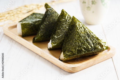 Onigiri, Japanese food photo