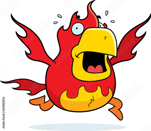 Cartoon Phoenix Panic