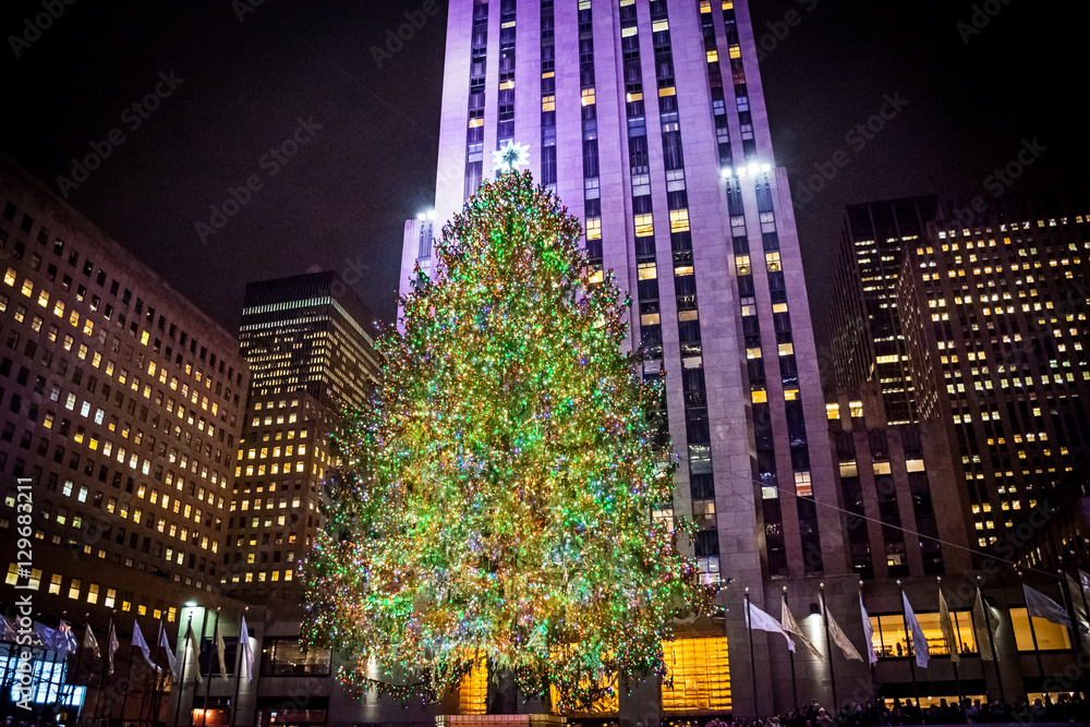 Naklejka premium Rockefeller Center Tree