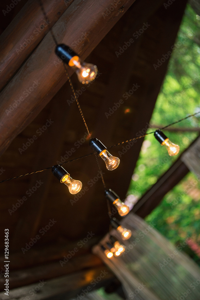 retro garland, lamp retro garland, lamp