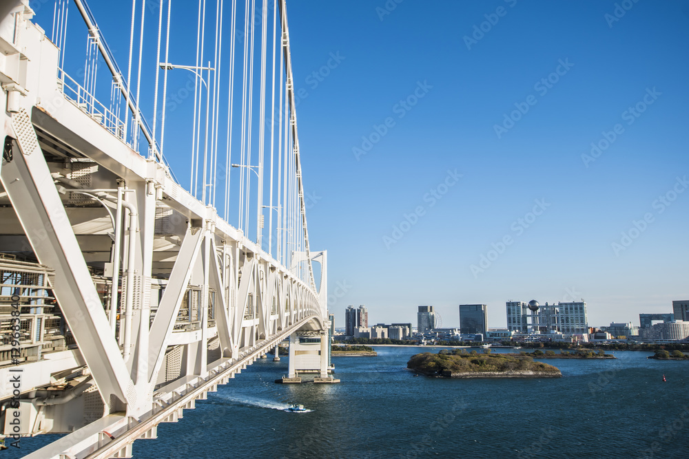 Obraz premium レインボーブリッジからの眺め